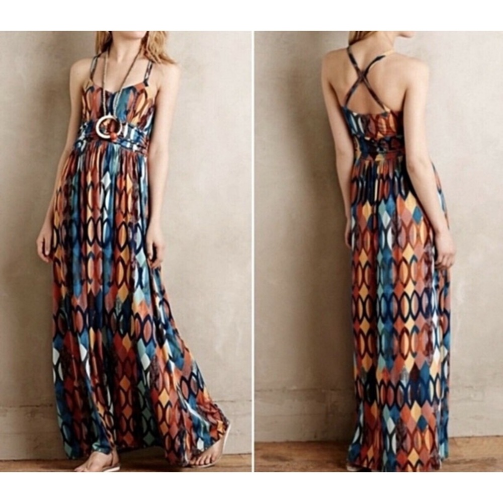 Maeve Noetzie Lightweight sleeveless maxi with adjustable cross-back straps XL